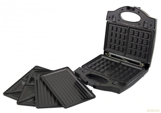 Opiekacz Uniwersalny 3W1 Portabella 700W Czarny