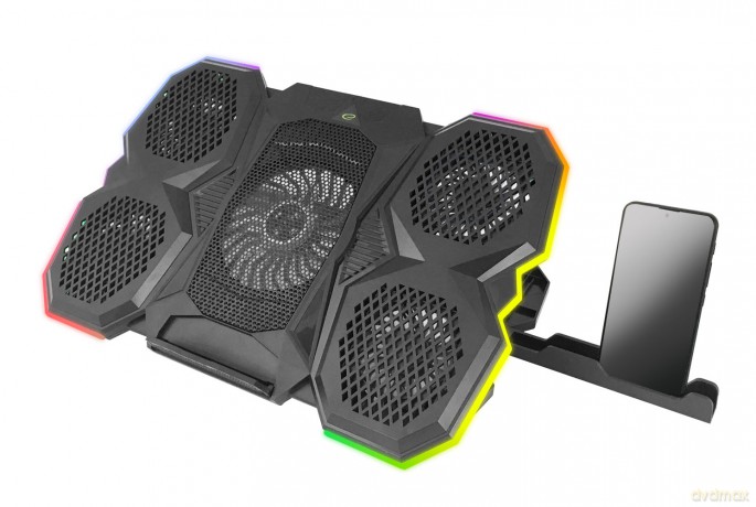 Podstawka Chłodząca Gaming Pod Notebook LED Rgb Breva