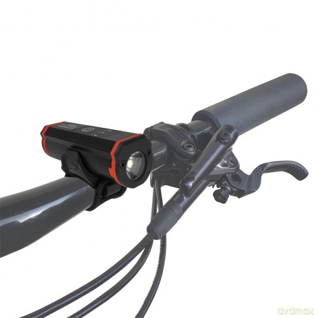 Profesjonalna Lampka Rowerowa LED na Przód 2w1 Gamma Pro 2100 Lx