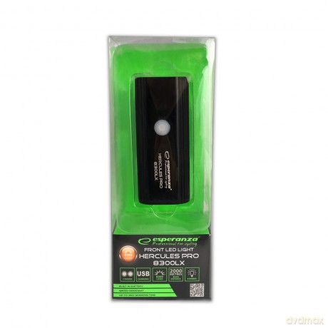 Profesjonalna Lampka Rowerowa LED na Przód Hercules Pro 8300 Lx