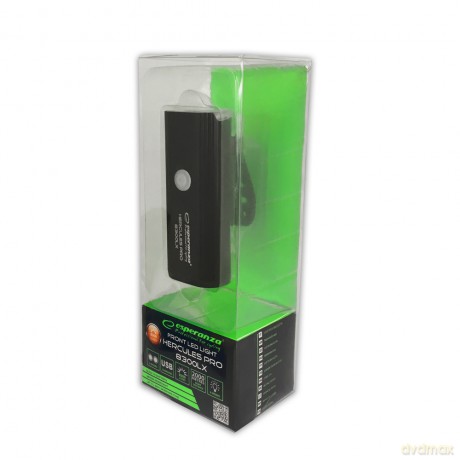 Profesjonalna Lampka Rowerowa LED na Przód Hercules Pro 8300 Lx