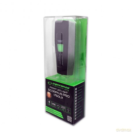 Profesjonalna Lampka Rowerowa LED na Przód Scorpius Pro 1750 Lx