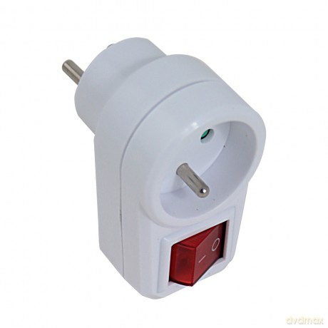 Rozgałęźnik Elektryczny 1 Gn. Wł. Biały