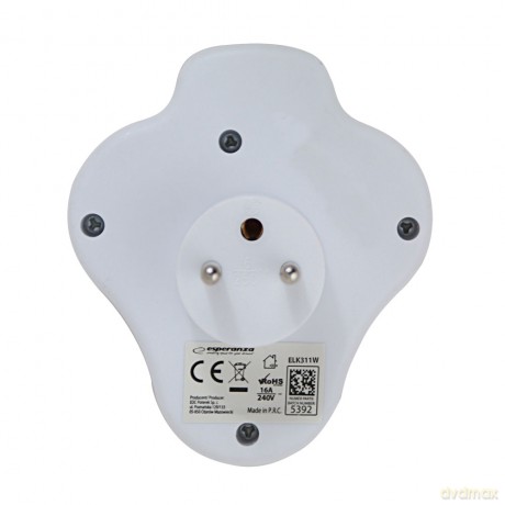 Rozgałęźnik Elektryczny 2 Gn. USB-C USB-A Wł. Biały