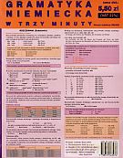Gramatyka niemiecka w trzy minuty [KSIĄŻKA]