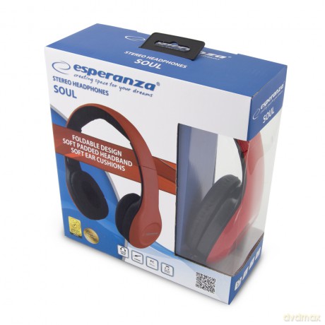Słuchawki Audio Soul Czerwone