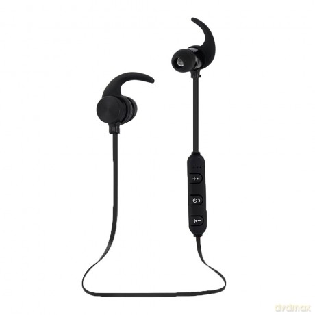 Słuchawki Douszne Bluetooth Metalowe Czarne