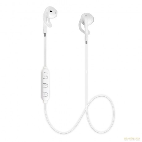 Słuchawki Douszne Bluetooth Sportowe Białe