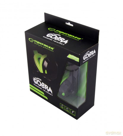 Słuchawki z Mikrofonem Gaming Cobra