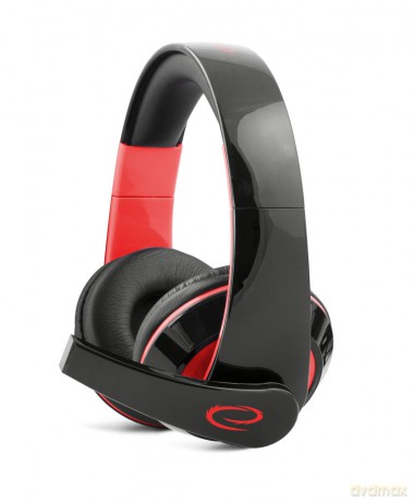 Słuchawki z Mikrofonem Gaming Condor Czerwone