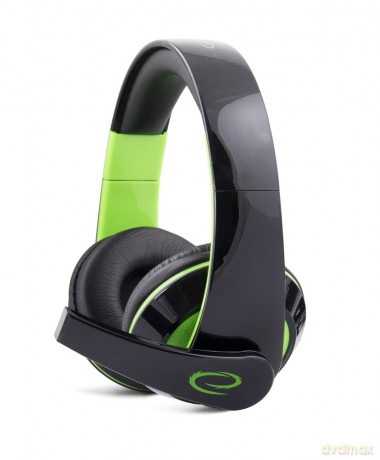 Słuchawki z Mikrofonem Gaming Condor Zielone