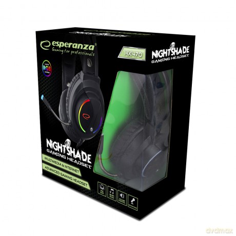 Słuchawki z Mikrofonem Gaming Nightshade