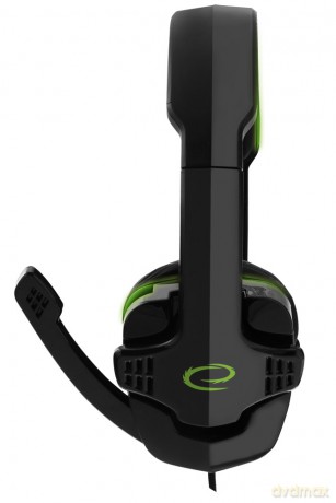Słuchawki z Mikrofonem Gaming Raven Zielone