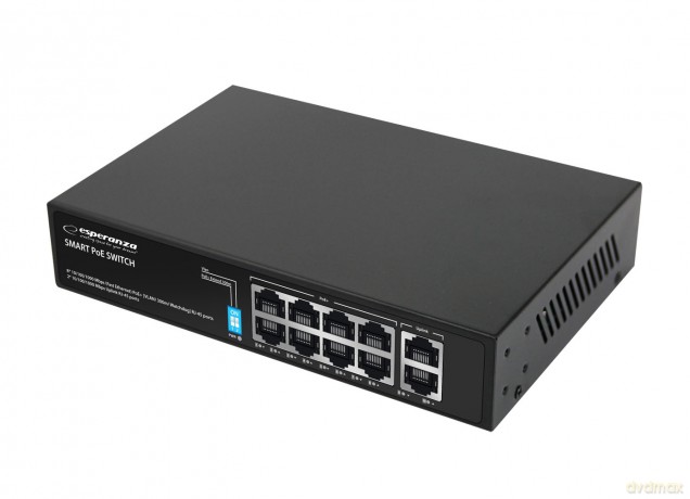 Switch 10-Portowy Poe 10/100/1000 120W Matrix