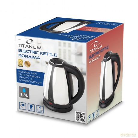 Titanum Czajnik Elektryczny Roraima 1.8 L Silver