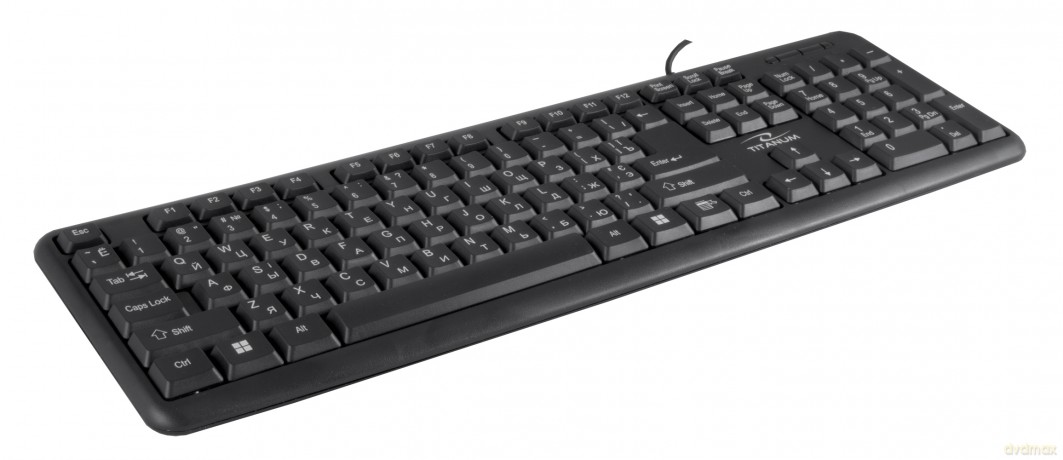 Titanum Klawiatura Przewodowa Standardowa USB (wersja ukraińska)