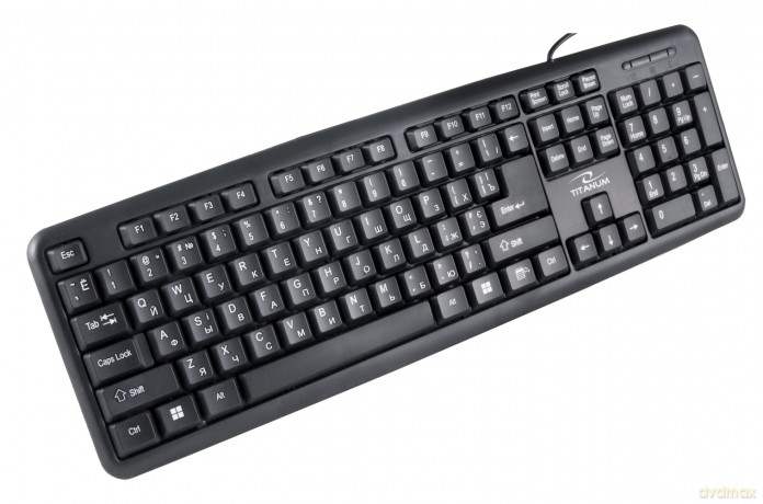 Titanum Klawiatura Przewodowa Standardowa USB (wersja ukraińska)