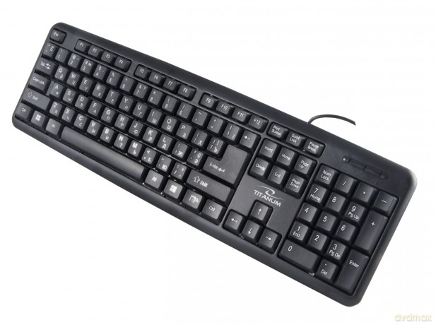 Titanum Klawiatura Przewodowa Standardowa USB (wersja ukraińska)