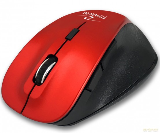 Titanum Mysz Bezprzewodowa Bluetooth 6d Opt. Fornax Czerwona