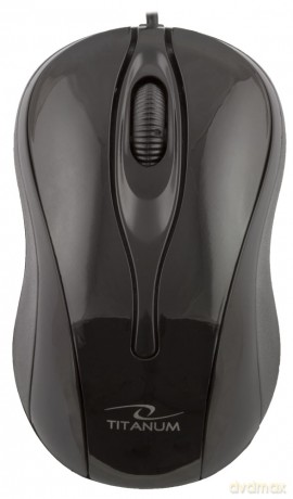 Titanum Mysz Przewodowa 3D Opt. USB Hornet Czarna