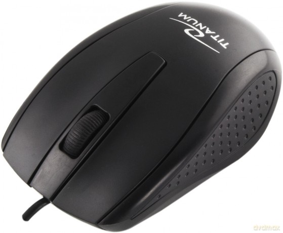 Titanum Mysz Przewodowa 3D Opt. USB Marlin