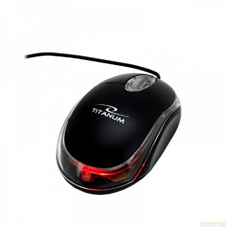 Titanum Mysz Przewodowa 3D Opt. USB Raptor Czarna