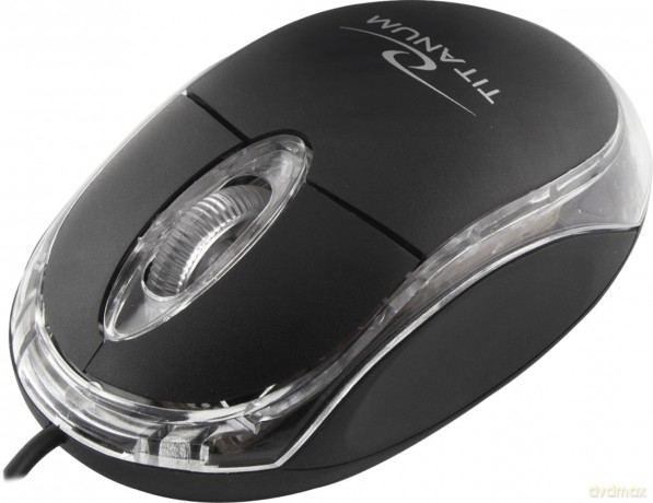 Titanum Mysz Przewodowa 3D Opt. USB Raptor Czarna