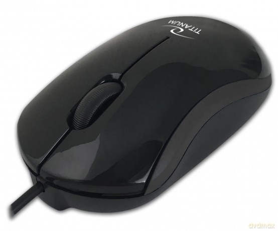 Titanum Mysz Przewodowa 3D Opt. USB-C Dorado