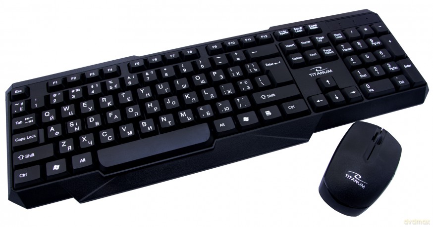 Titanum Zestaw Bezprzew. 2.4ghz USB Memphis Ua