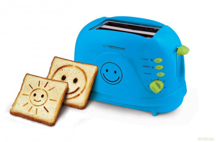 Toster Smiley Niebieski