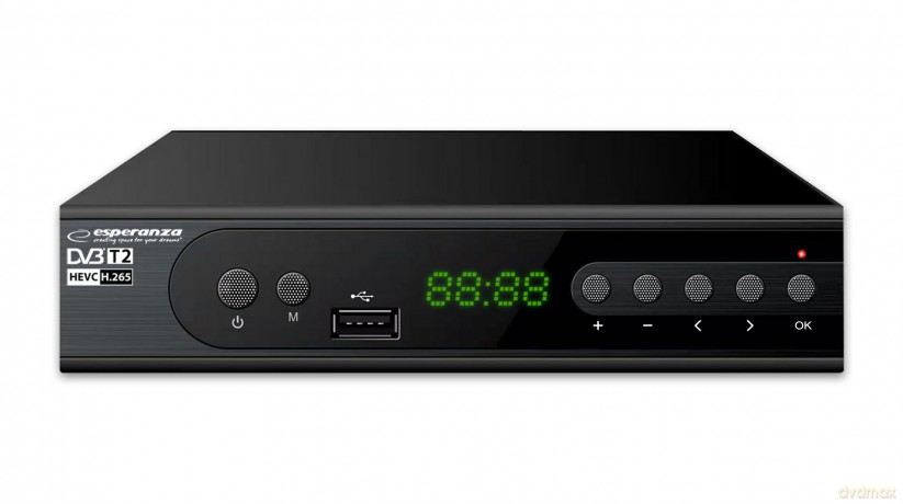 Tuner/Dekoder Cyfrowy Dvb-T2 H.265/Hevc Ev106r