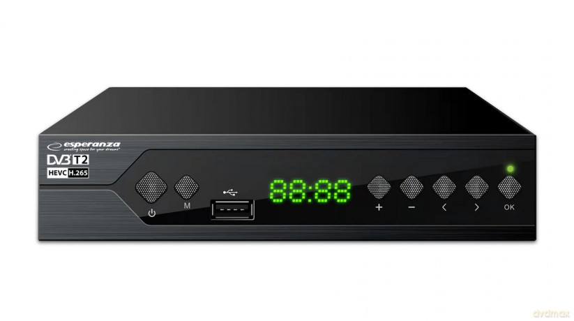 Tuner/Dekoder Cyfrowy Dvb-T2 H.265/Hevc Ev107r