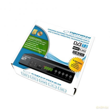 Tuner/Dekoder Cyfrowy Dvb-T2 H.265/Hevc Ev111p