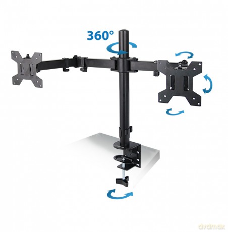 Uchwyt Biurkowy do 2 Monitorów 10"-27" Sylen
