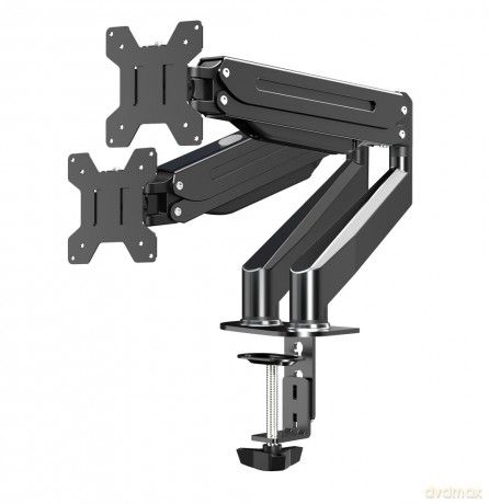 Uchwyt Biurkowy Gazowy do 2 Monitorów 17"-27" Mache