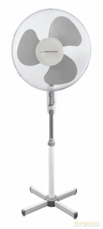 Wentylator 16'' Stojący Hurricane Biało-Szary