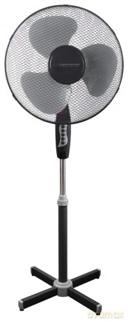 Wentylator 16'' Stojący Hurricane Czarno-Szary