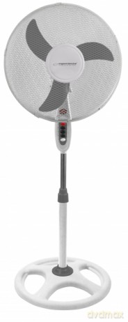 Wentylator 16'' Stojący Typhoon Biało-Szary