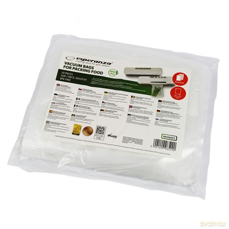 Worki Foliowe do Zgrzewarki Próżniowej 20x25cm 50szt