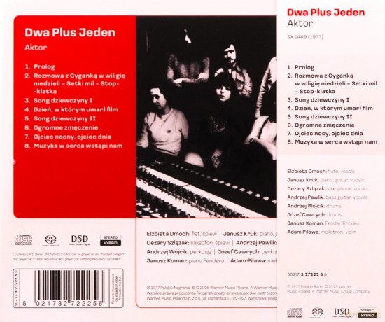 2 Plus 1: Aktor [SACD]