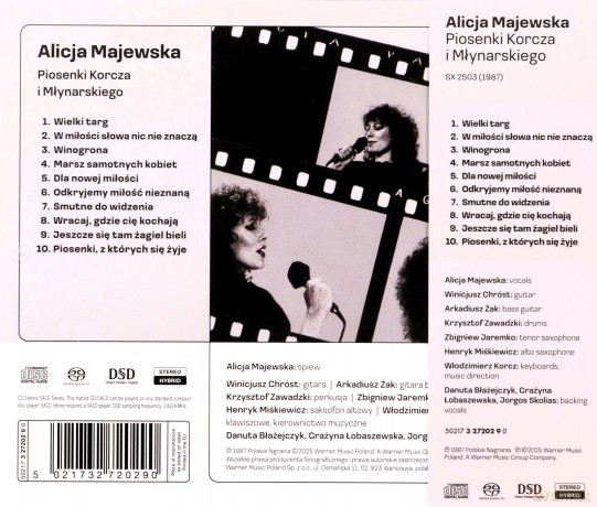 Majewska, Alicja: Piosenki Korcza I Młynarskiego [SACD]