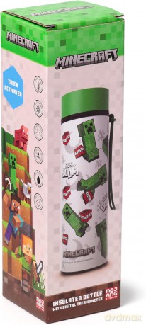 Butelka 530ml Minecrafta z termometrem BOT240