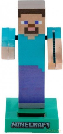 Figurka solarna Minecraft Steve FF139 [FIGURKA]