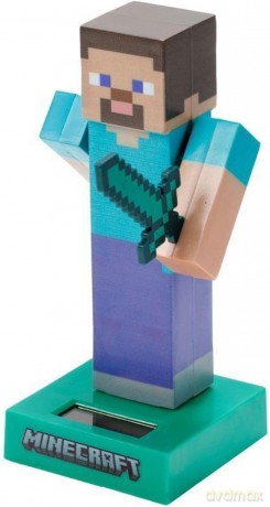 Figurka solarna Minecraft Steve FF139 [FIGURKA]