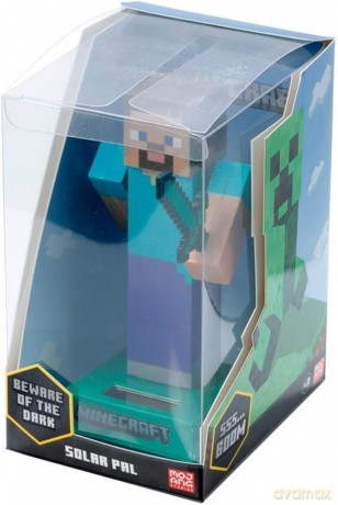 Figurka solarna Minecraft Steve FF139 [FIGURKA]