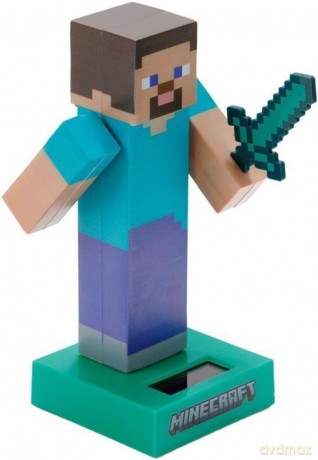 Figurka solarna Minecraft Steve FF139 [FIGURKA]