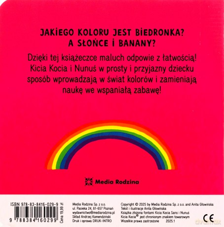 Kolory. Kicia Kocia i Nunuś - Anita Głowińska [KSIĄŻKA]