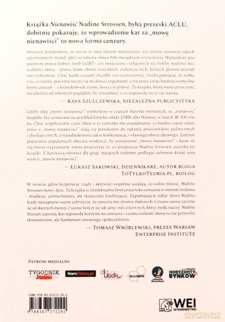 Nienawiść. Jak cenzura niszczy nasz świat - Nadine Strossen [KSIĄŻKA]