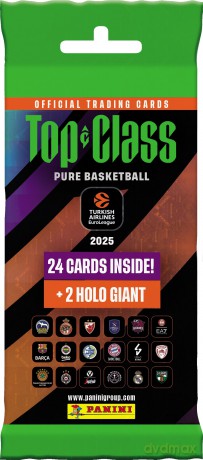 Panini Top Class 2025 Turkish Airlines EuroLeague saszetki fatpack 1szt.mix [KARTY]