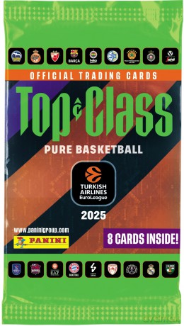 Panini Top Class 2025 Turkish Airlines EuroLeague saszetki z kartami 1szt.mix [KARTY]